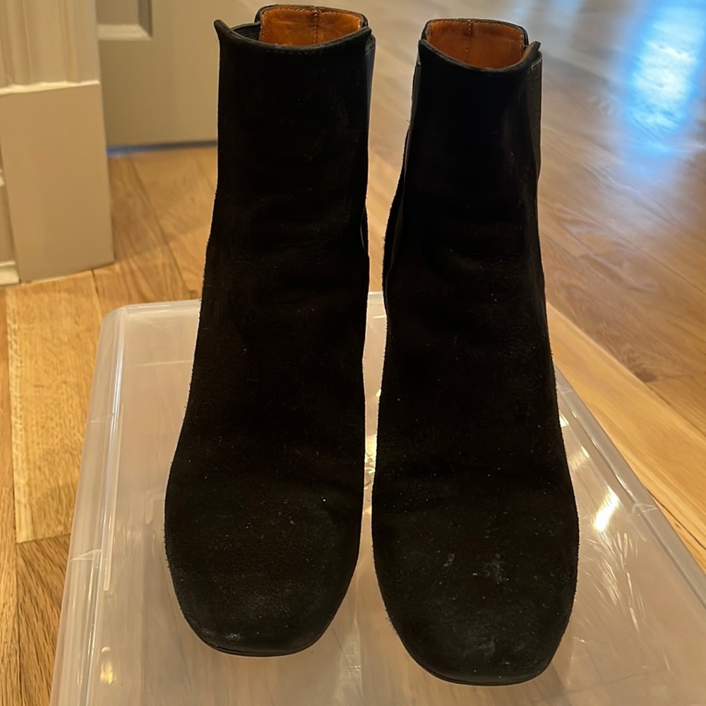 Black IRO suede booties